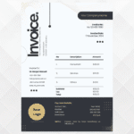 Canva Editable Invoice