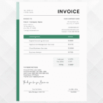Canva Editable Invoice