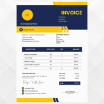 Canva Editable Invoice