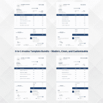 Elegant Invoice Template – Soft Colors & Stylish Fonts | Canva Design - Image 2