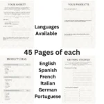 Ultimate Multilingual Planner – 270 Pages | Handmade & Editable in 6 Languages - Image 3
